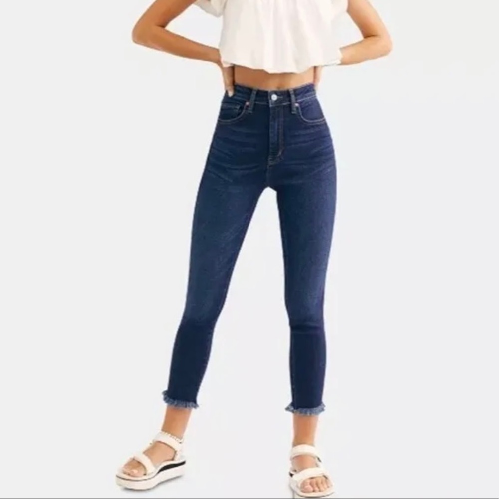 NWT FP Raw High Rise Jegging Deep Indigo